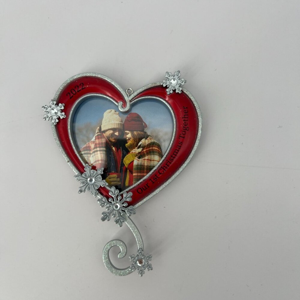 Hallmark Keepsake "Our 1st Christmas Together" Heart‎ Ornament 2022